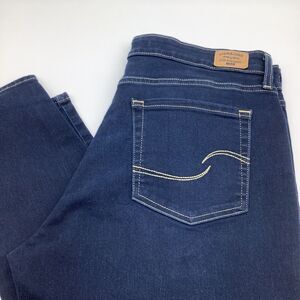 Levi Signature Strauss Gold‎ Womens Mid Rise Skinny Jeans Blue Size 33